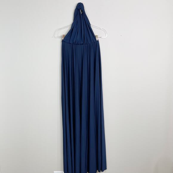 Xenia The Perfect Date Multiway Maxi Dress Blue 4 - Picture 3 of 15